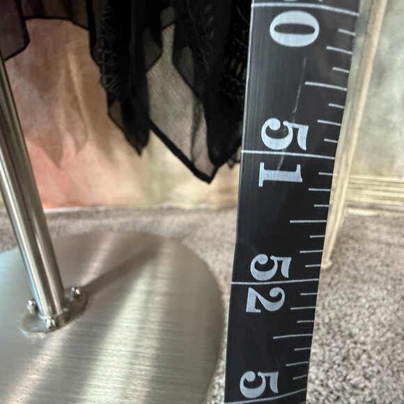 VTG 📌 Eva Blue Sleeveless 1920's Themed Beaded Asymmetrical Cocktail Dress - Picture 7 of 15